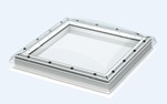 CFP fixed, flat roof window with polycarbonate cover