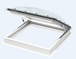CXP manually operated access, flat roof window, with polycarbonate cover