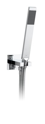 Square Mini Shower Kit with Integrated Outlet