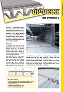 OP-DECK - Insulated and load bearing floors and roofs for car parking roofs, green roofs and large spanning concrete floors